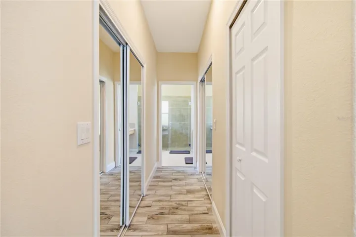 Primary Bath Dual Closets