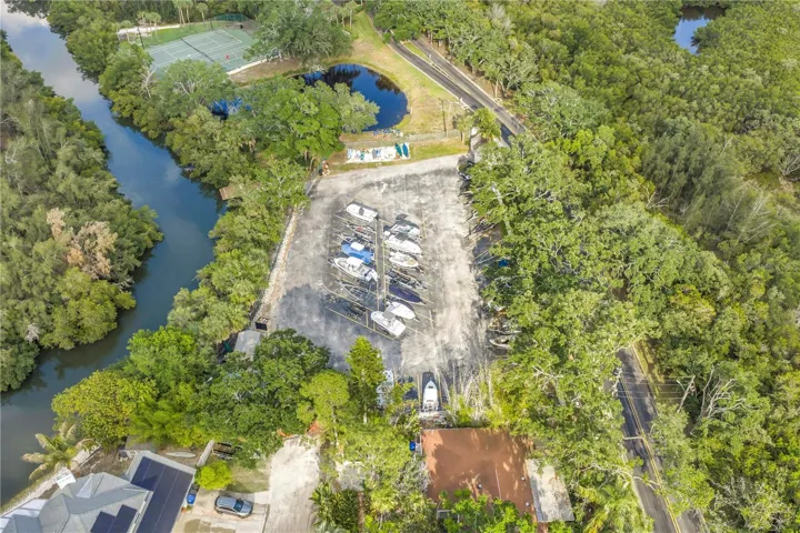 Boat Storage Yard and Access to the Canal
