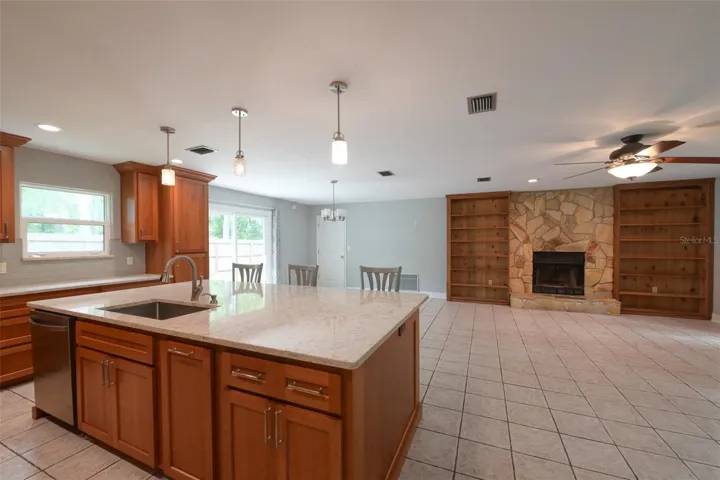 open floor plan
