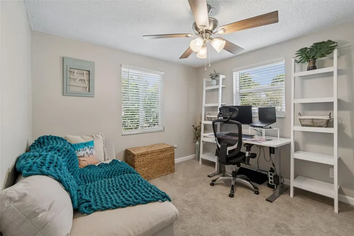 Bedroom #3 is similar size but made for the perfect office for those "remote" days
