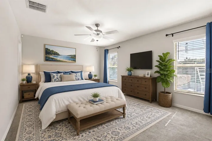 Virtually Staged - Primary Bedroom