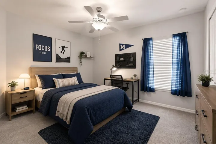 Virtually Staged - Second Bedroom