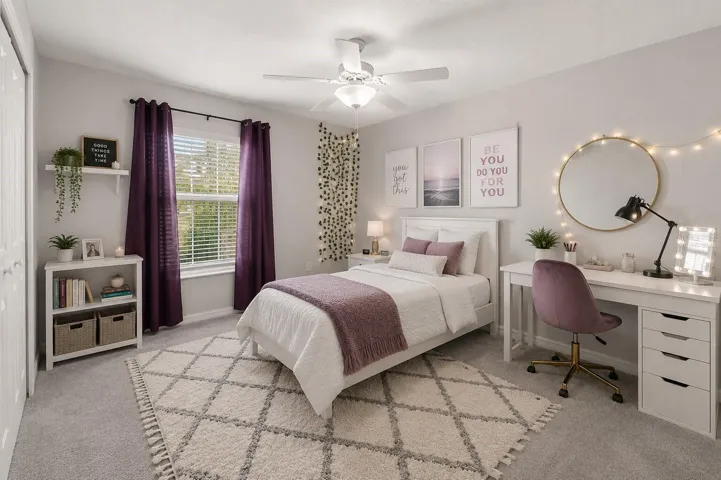 Virtually Staged - Third Bedroom