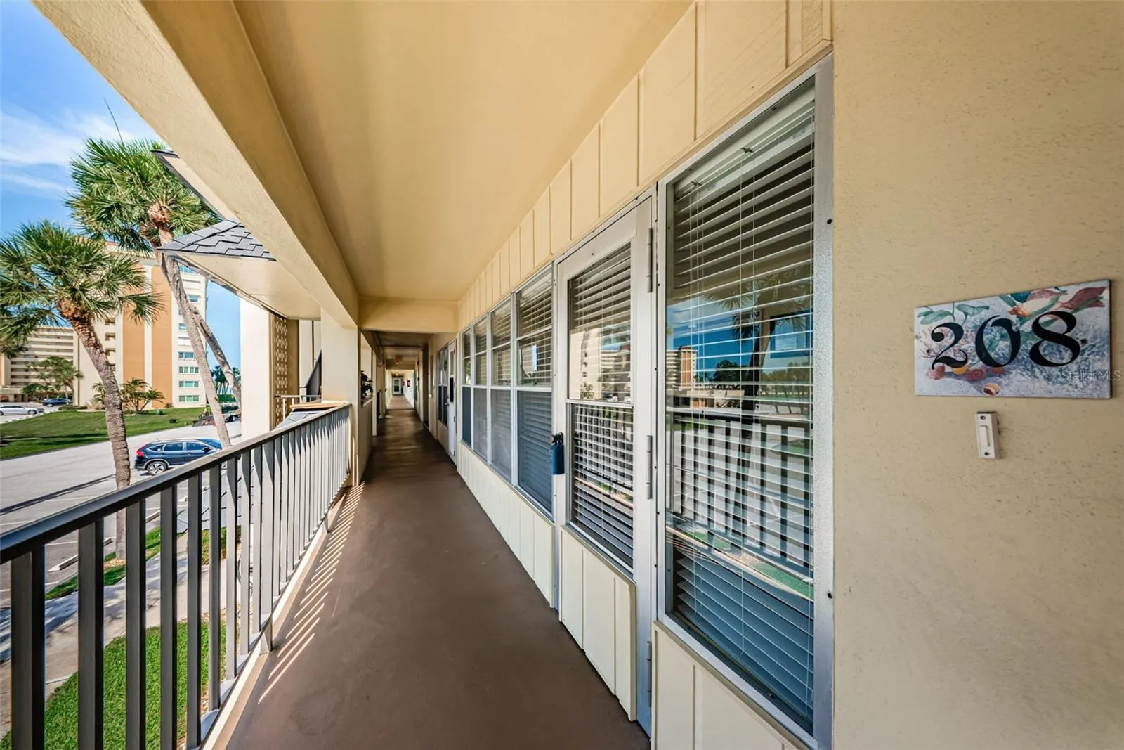 Walkway to Front door for 208