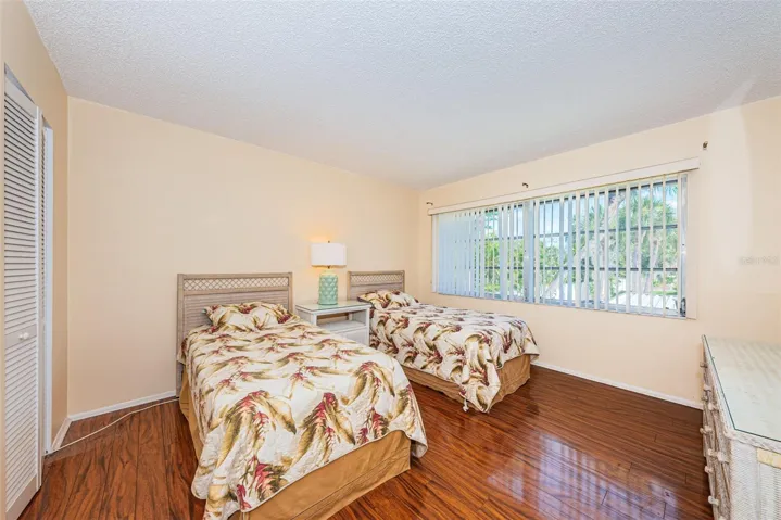 Second bedroom with walk-in closet