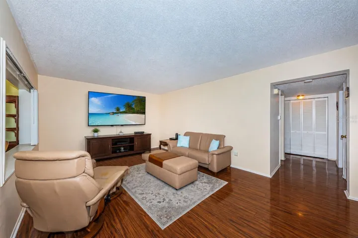 Living room - virtually staged
