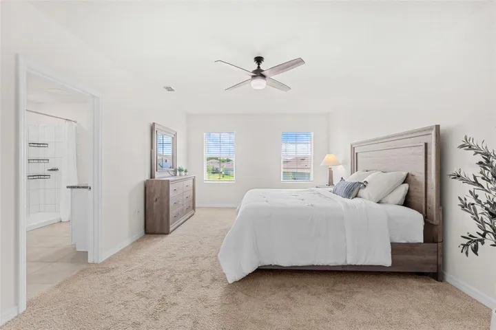 Upstairs primary bedroom