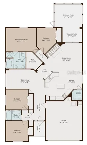 Floorplan - room dimensions estimated