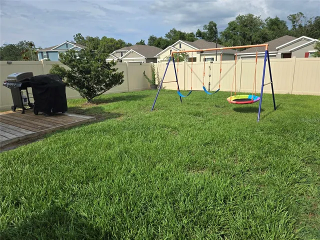 Spacious patio