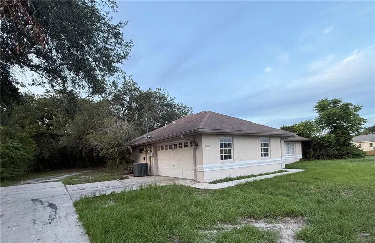 Side entry garage