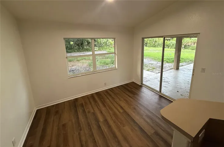 Eat in kitchen.  Breakfast Nook with views of backyard.