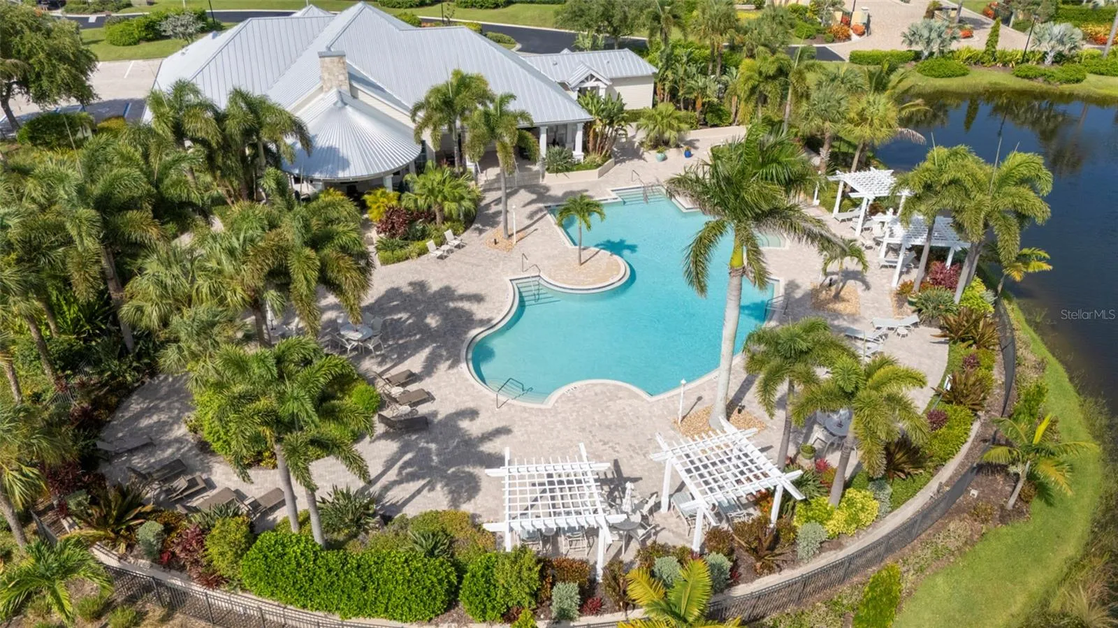 Amenity Center - back pool and cabanas