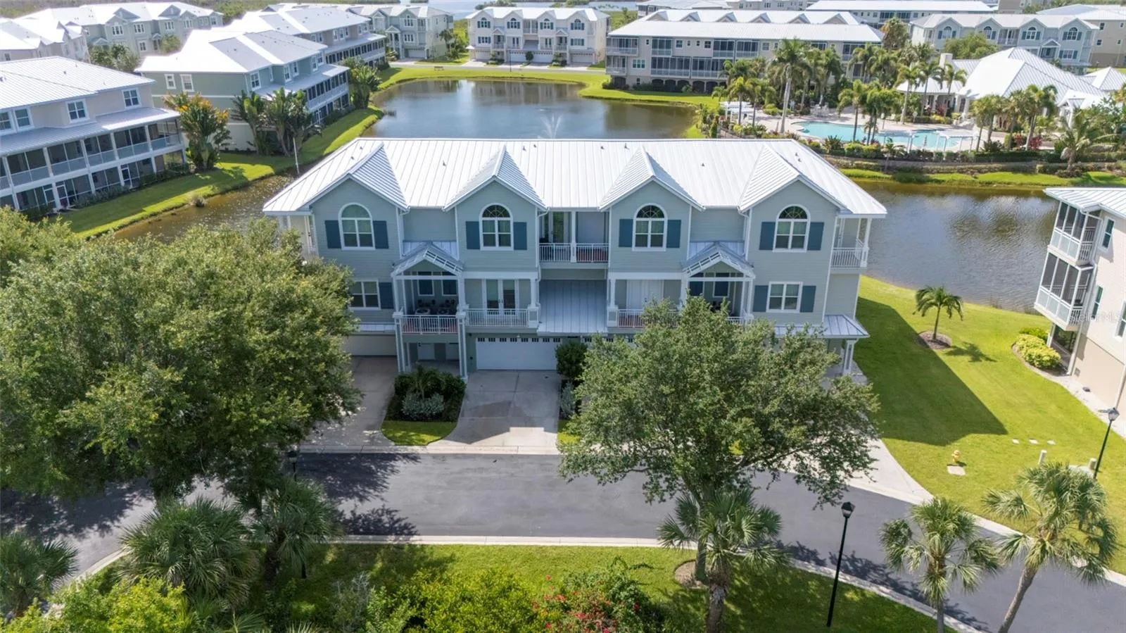 Front of townhome, North exposure