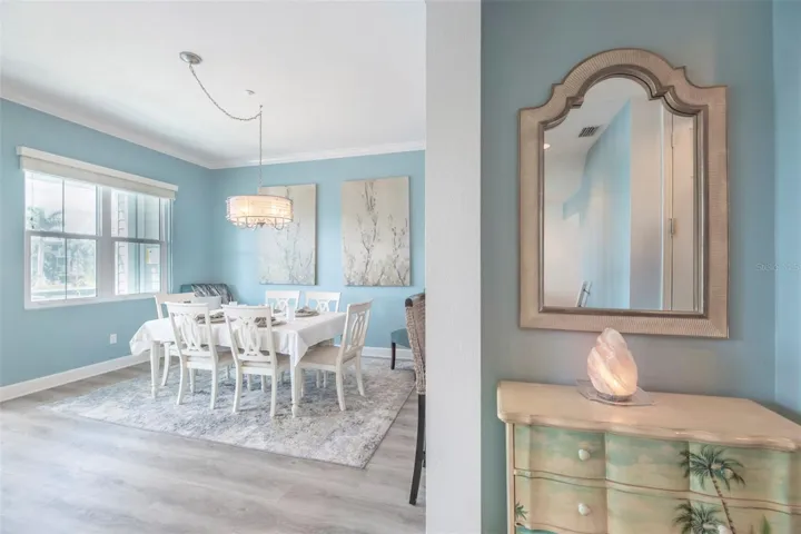 From the kitchen to the living room, additional seating at counter