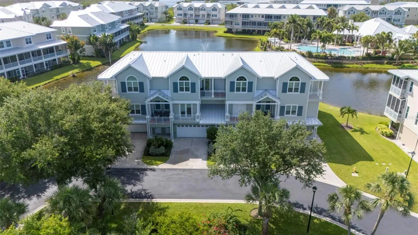 Front of townhome, North exposure