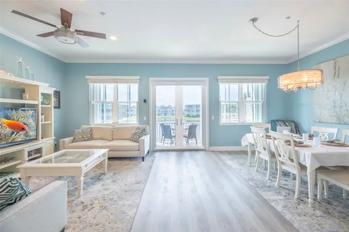 Living and dining room