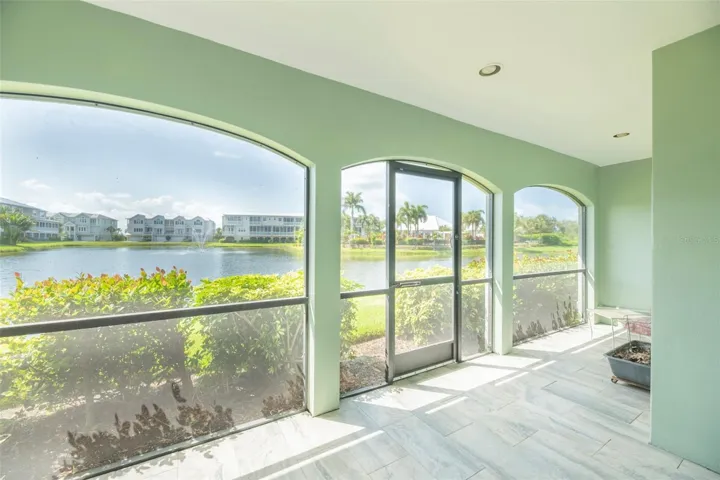 First floor - water view, lanai