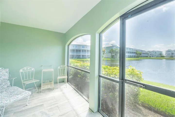 First floor - water view, lanai