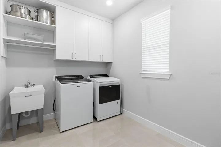 Laundry Room with built-ins and sink