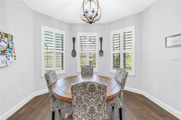 Breakfast nook.