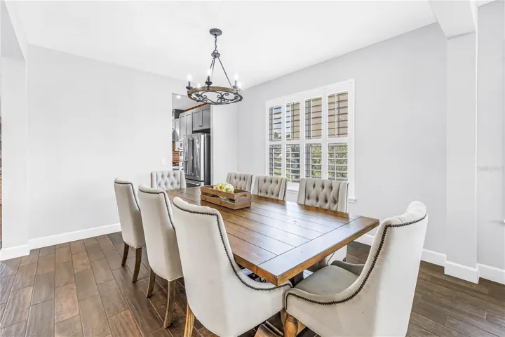 Formal dining room.