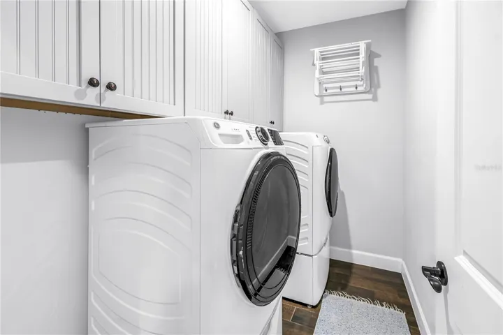 Laundry room.