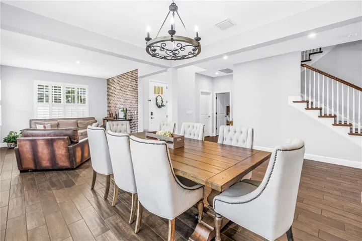 Formal dining room.