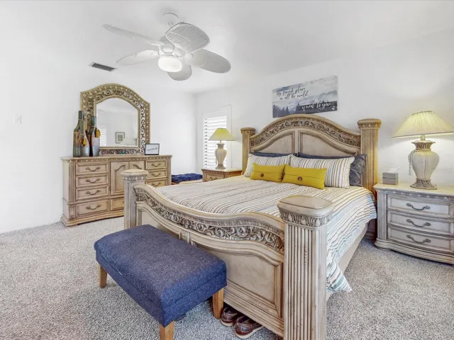 A very large bedroom.