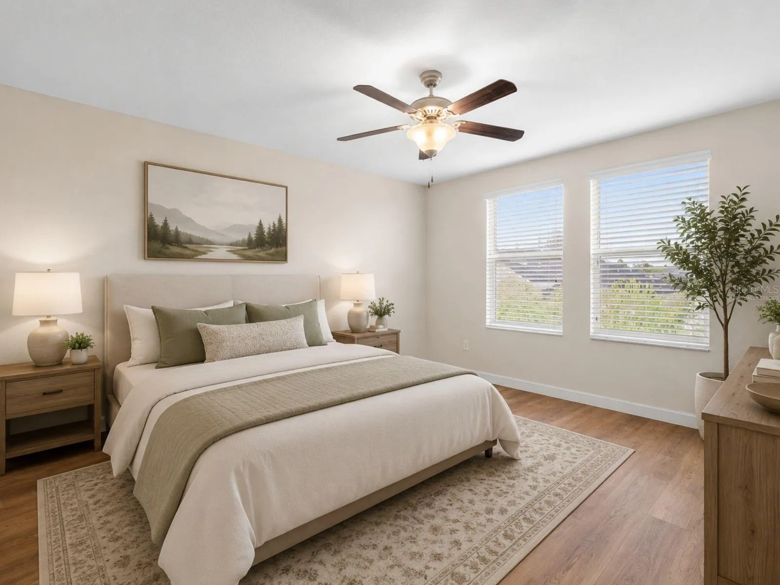 Virtually Staged: Bedroom Two
