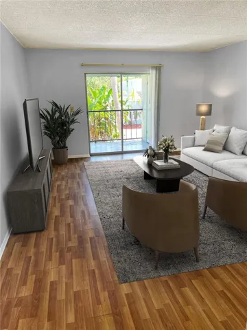Virtually Staged living room