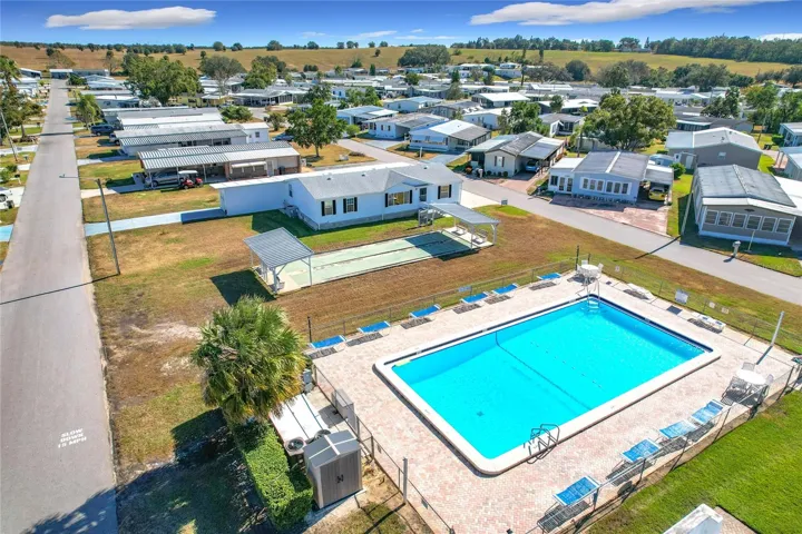 Aerial of the amenities