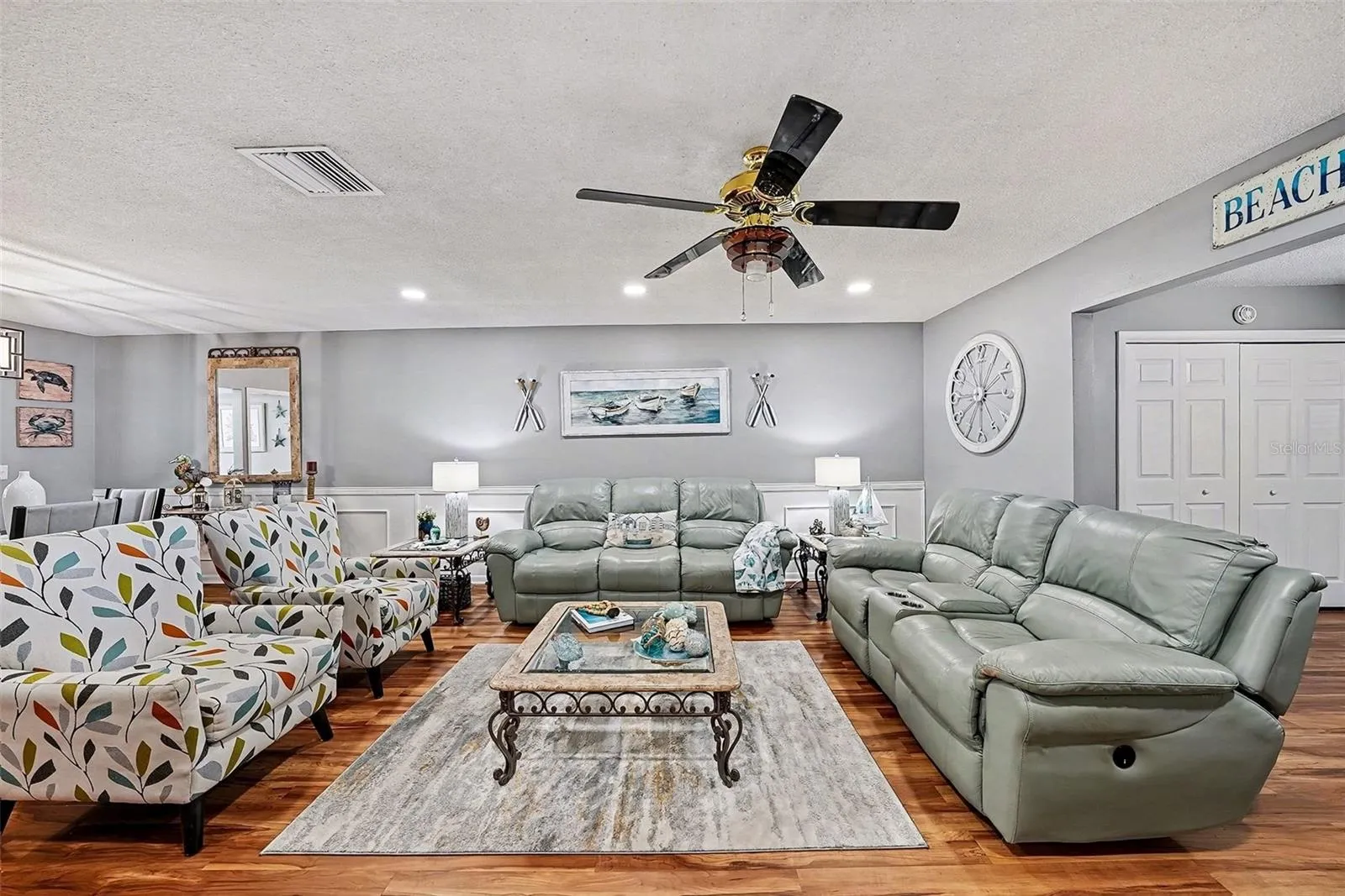 Full view of living room