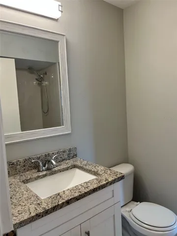 Updated master bathroom