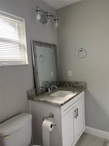 updated master bathroom