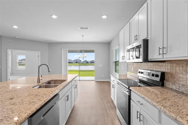 your dream kitchen overlooking the water