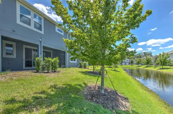 Backyard with Water View