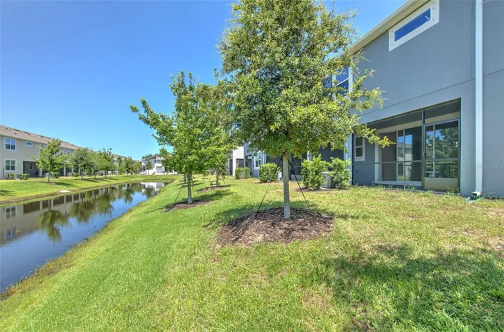 Backyard with Water View