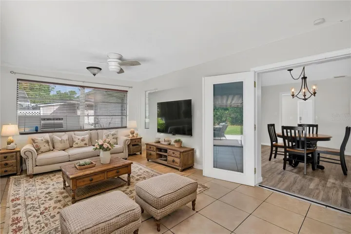 Virtually Staged Florida Room