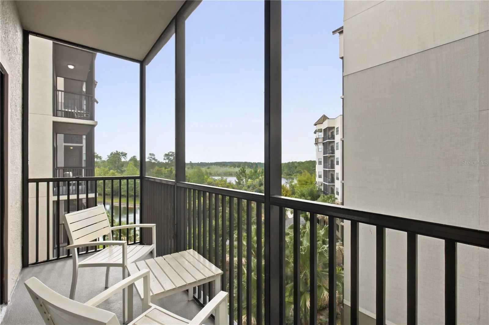 Enjoy Coffee/Fireworks View On This Condo Balcony