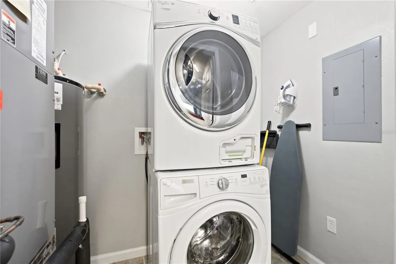 Dryer & Washer Inside The Spacious Utilities Room