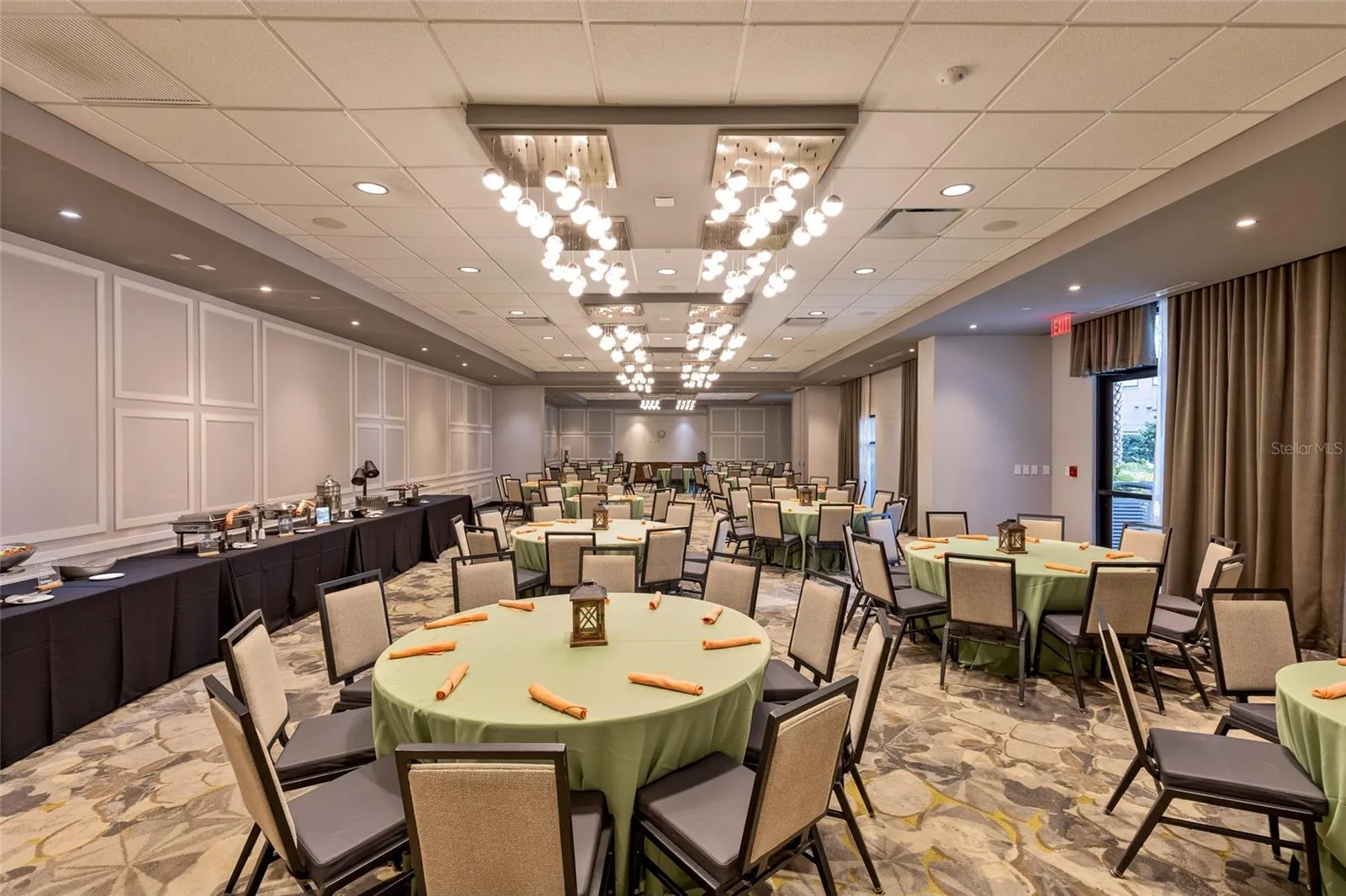 Dining & Event Space Inside Condo Building