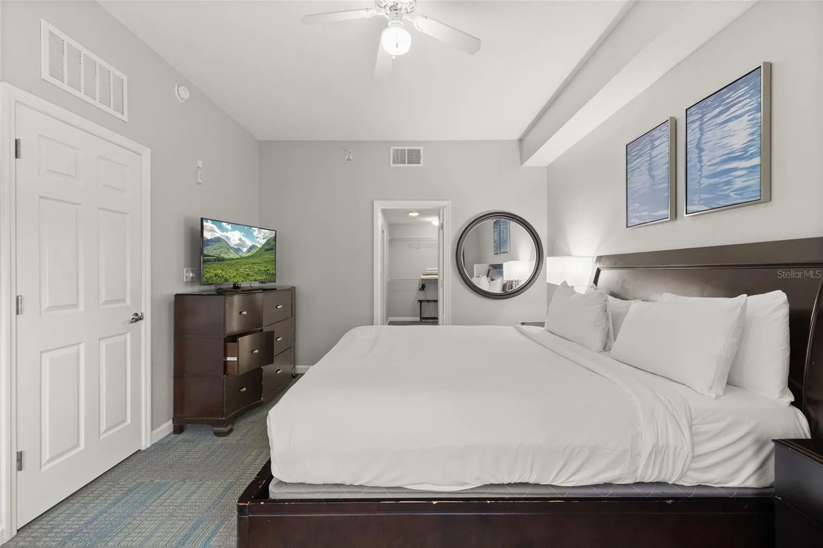 Primary Bedroom Is Offers A Place Rest And Even Still Has Room In The Corner To Read