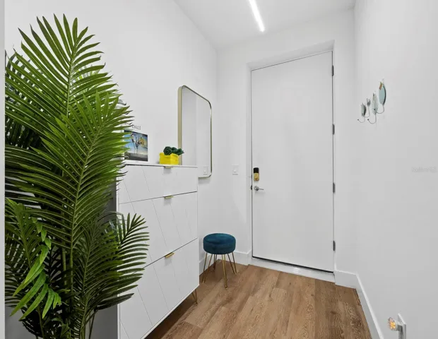 Light and bright welcoming foyer