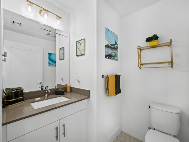 Half bath for guests