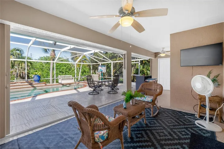 Save some time to relax in this outside patio area. Call this entertainment central, because you will definitely be spaending a LOT of time out here.