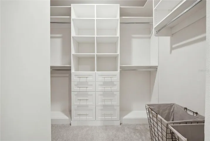 Primary walk in closet