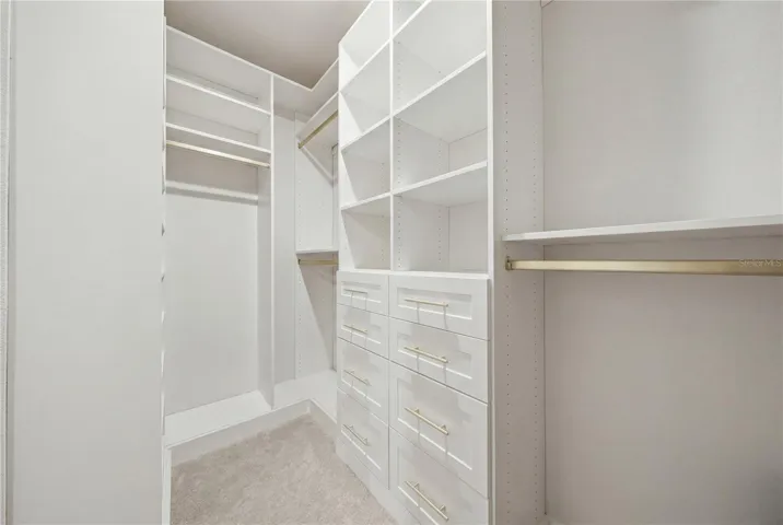 Primary walk in closet