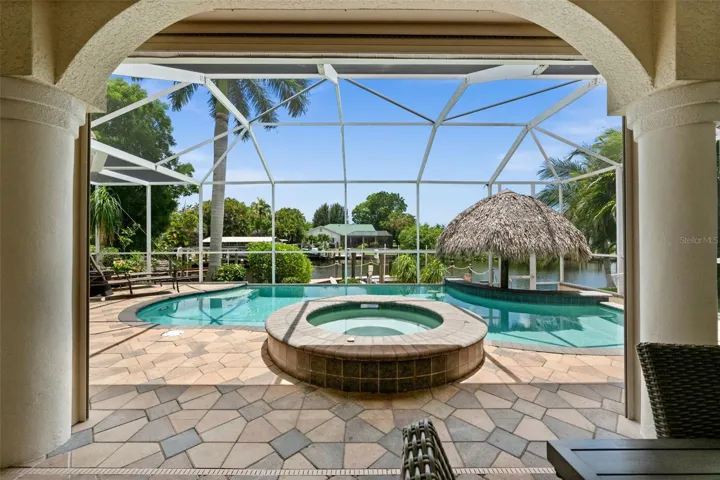 Beautiful lanai and pool area