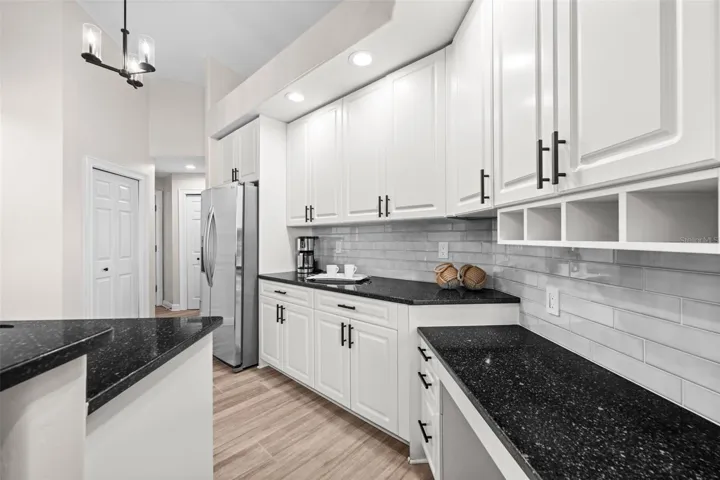 Kitchen with walk-in pantry