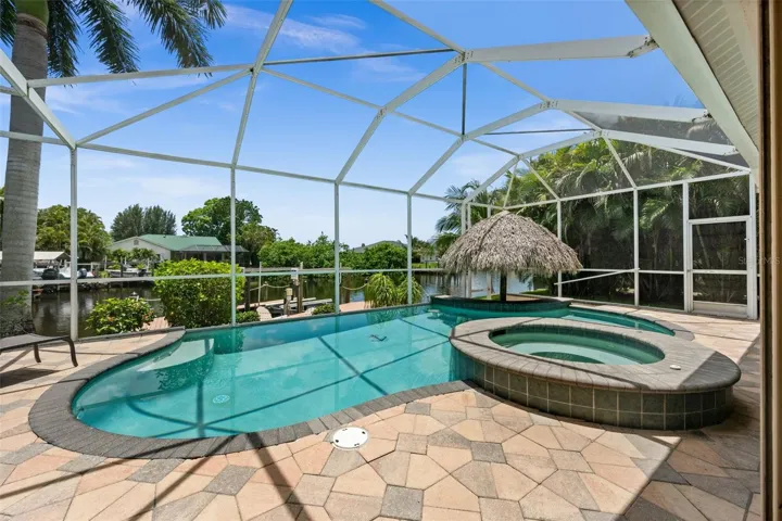 Pool and spa are always ready for a dip!